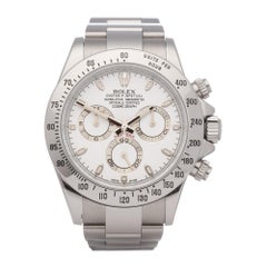 Used Rolex Daytona 116520 Men's Stainless Steel Cosmograph APH Dial Watch