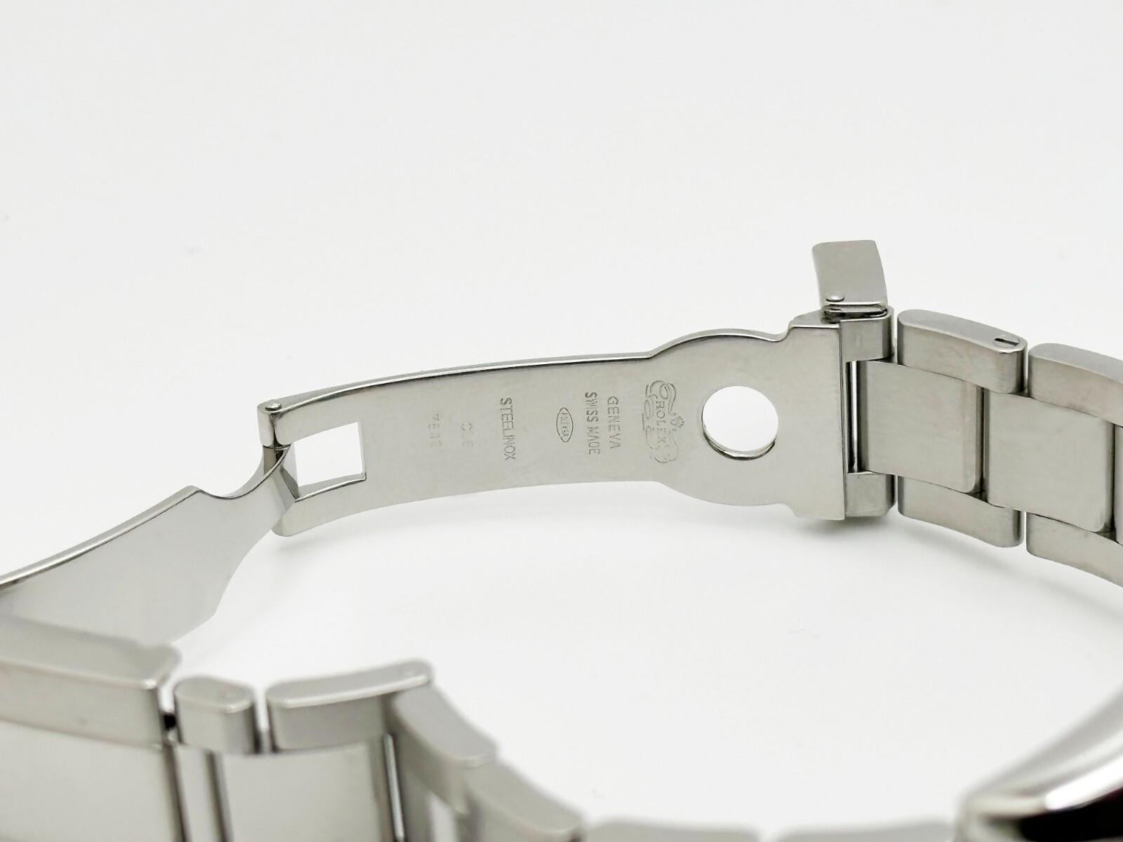 Rolex Daytona 116520 Weißes Zifferblatt Edelstahl-Kastenbuchstabe 40mm im Angebot 3