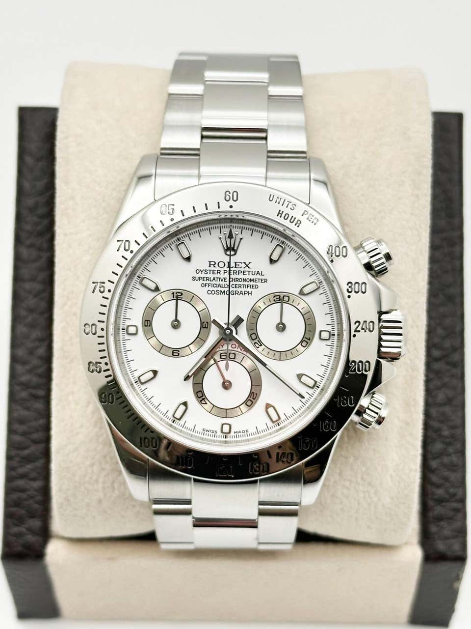 Rolex Daytona Stainless Steel White Dial Watch 116520 At 1stDibs rolex-daytona-stainless-steel-white-dial-watch-116520-at-1stdibs