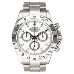 Rolex Daytona 116520 White Dial Stainless Steel Mens Watch