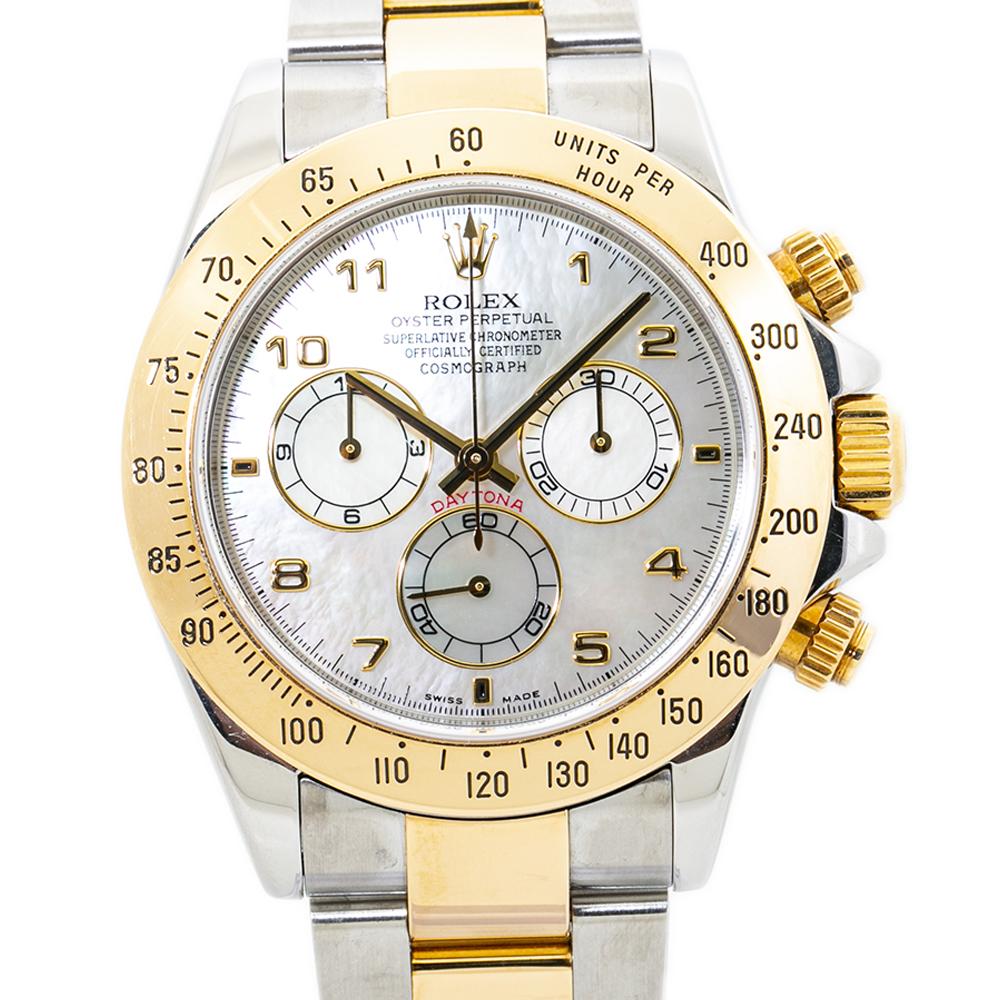 Rolex Daytona 116523 18k TwoTone Factory MOP Dial Automatic Men's Watch 40mm