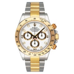 Rolex Daytona 116523 Diamond White Dial Two-Tone Mens Watch