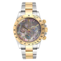 Rolex Daytona 116523 Stainless Steel 18k Yellow Gold  Mother of Pearl Dial