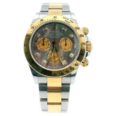 Rolex Daytona 116523 Tahitian MOP Dial Mens Watch Box Papers