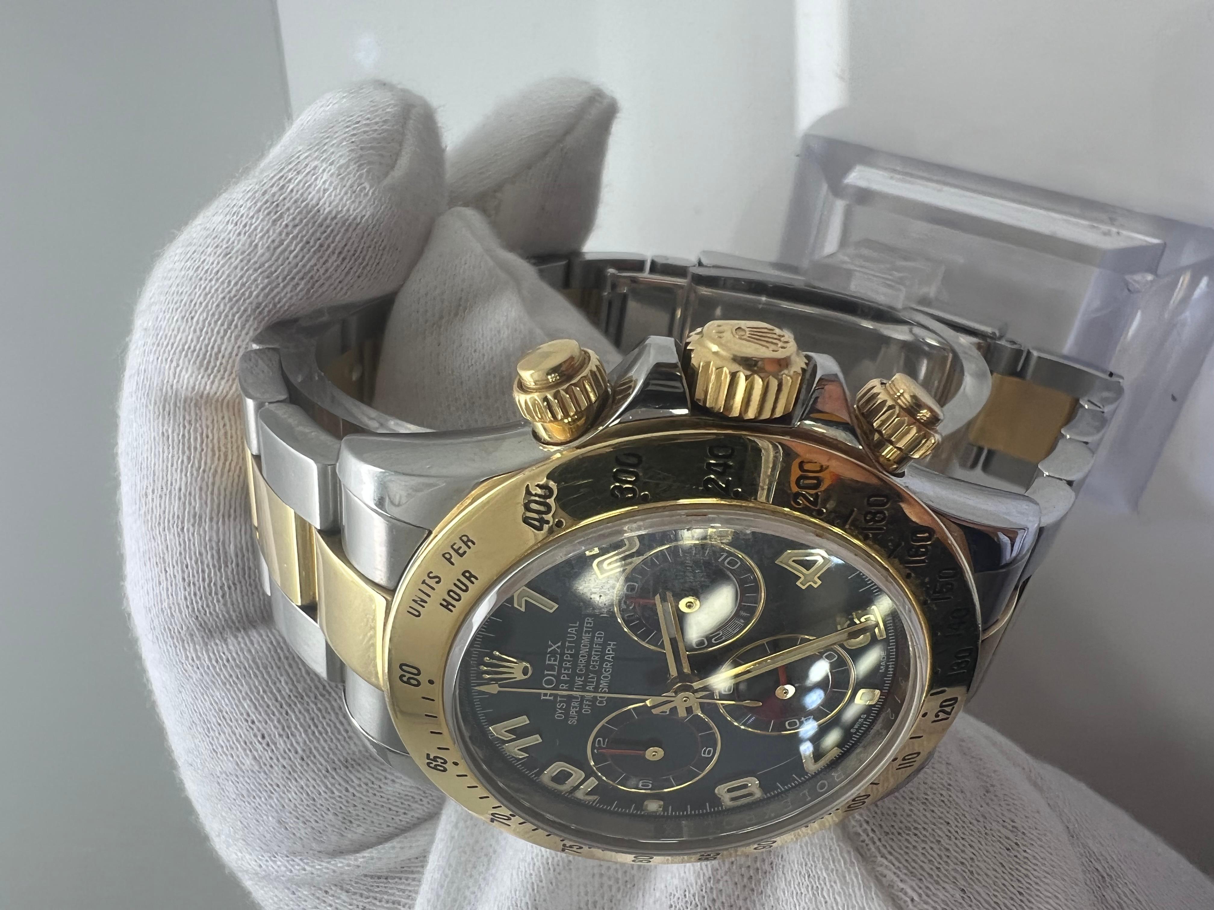 Rolex Daytona 116523 Two Tone Rare Blue Watch

All original Rolex parts

Excellent condition!!

Original Box and papers included

circa 2015

2 year warranty

Free overnight insured shipping!

Shop with confidence!

Evita diamonds