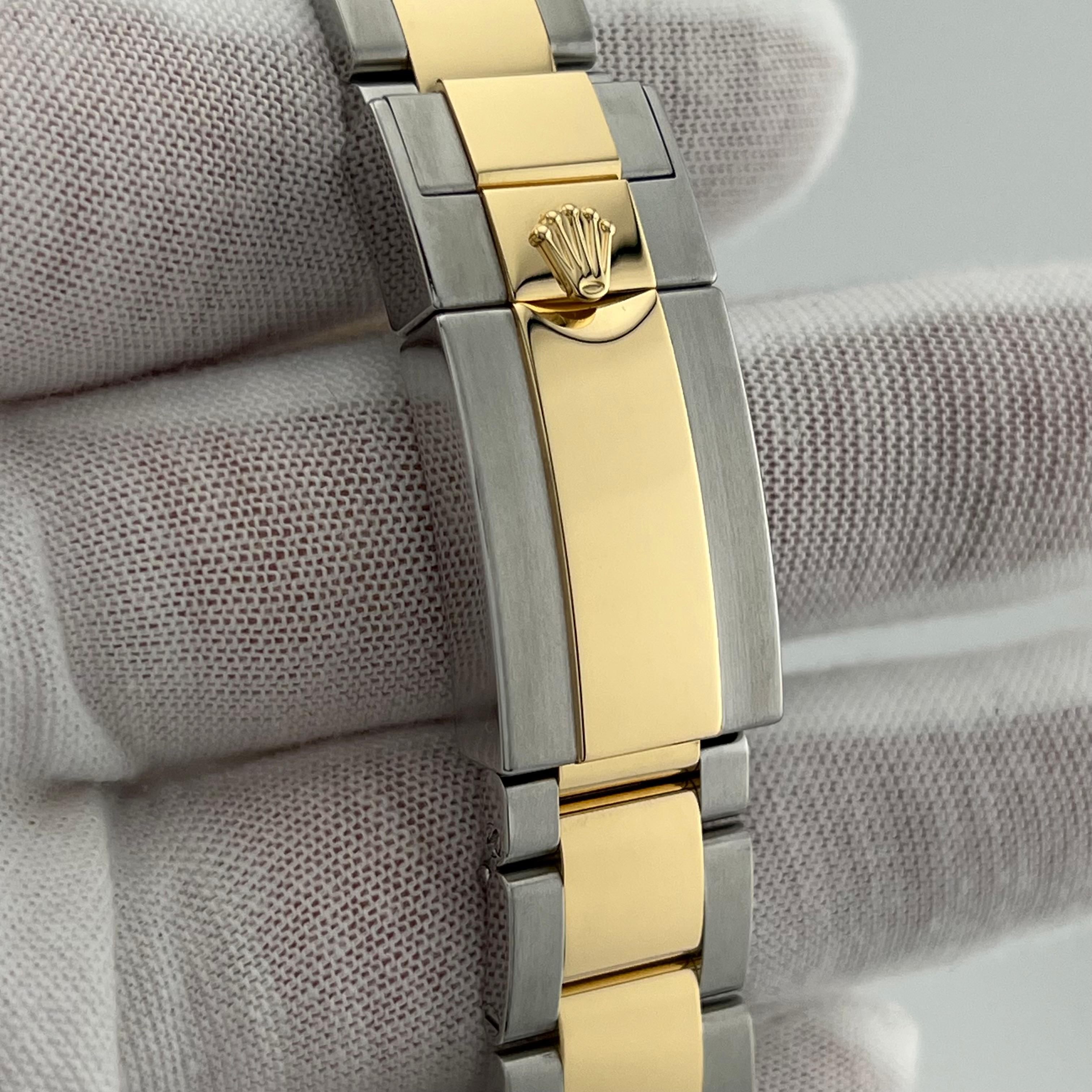 Rolex Daytona 116523 White Dial 18K Yellow Gold Stainless Steel Box Paper 40mm For Sale 2