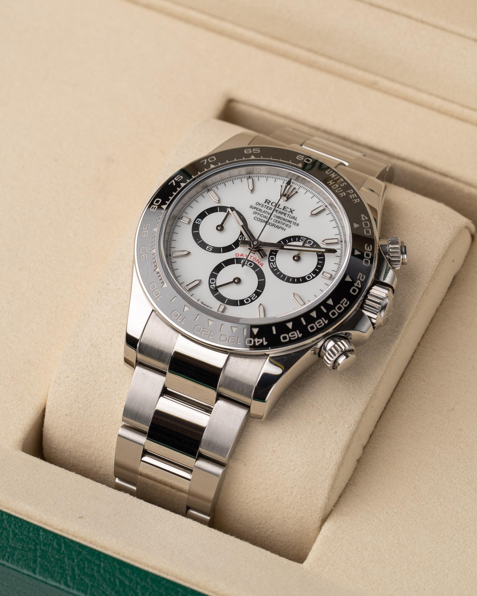 Rolex Daytona 126500LN 'Panda' Quadrante Bianco 2025 Set Completo in vendita 6