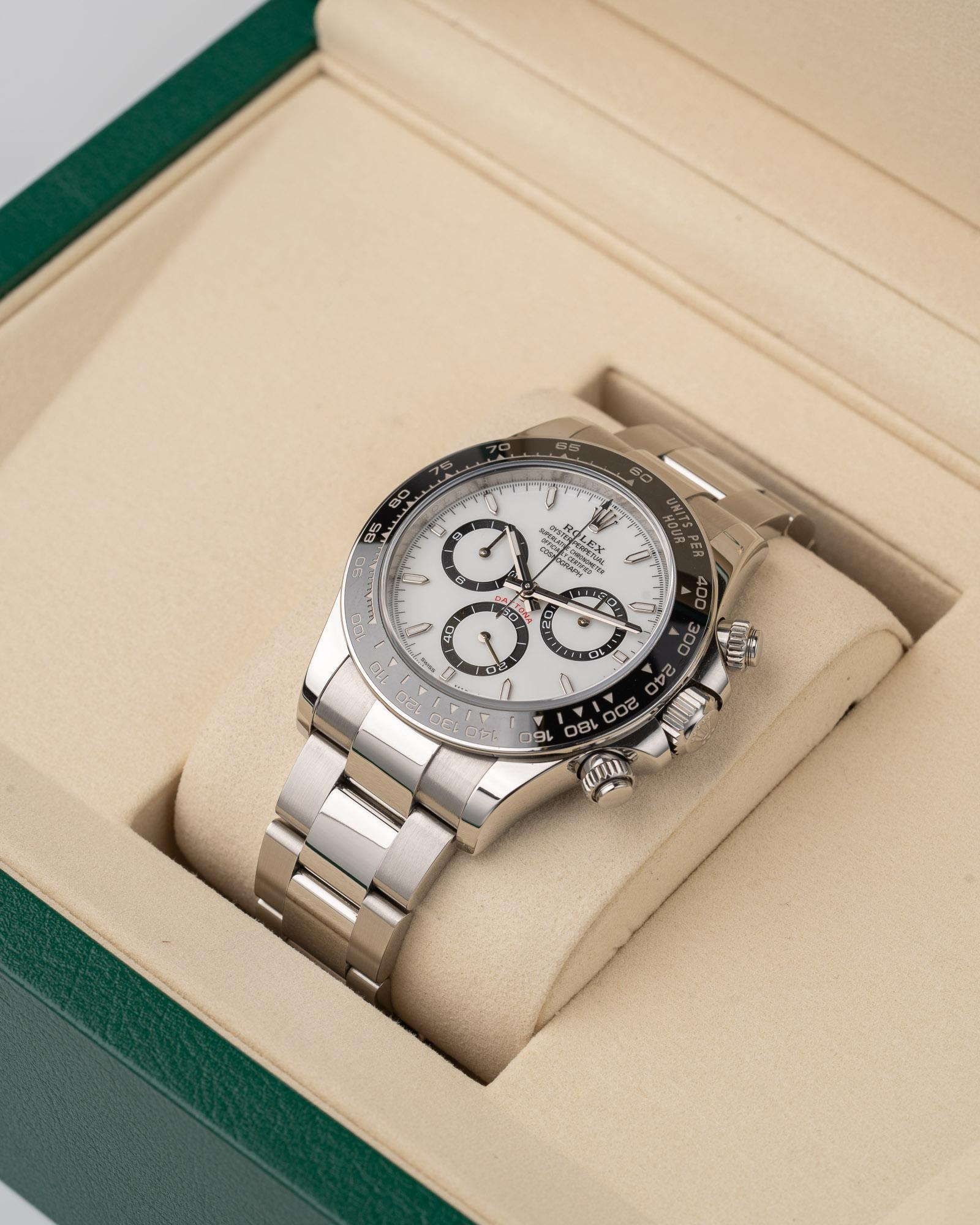 Rolex Daytona 126500LN 'Panda' Quadrante Bianco 2025 Set Completo in vendita 2