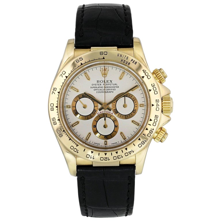 Rolex Daytona 16518 Zenith Men's Watch For Sale at 1stDibs
