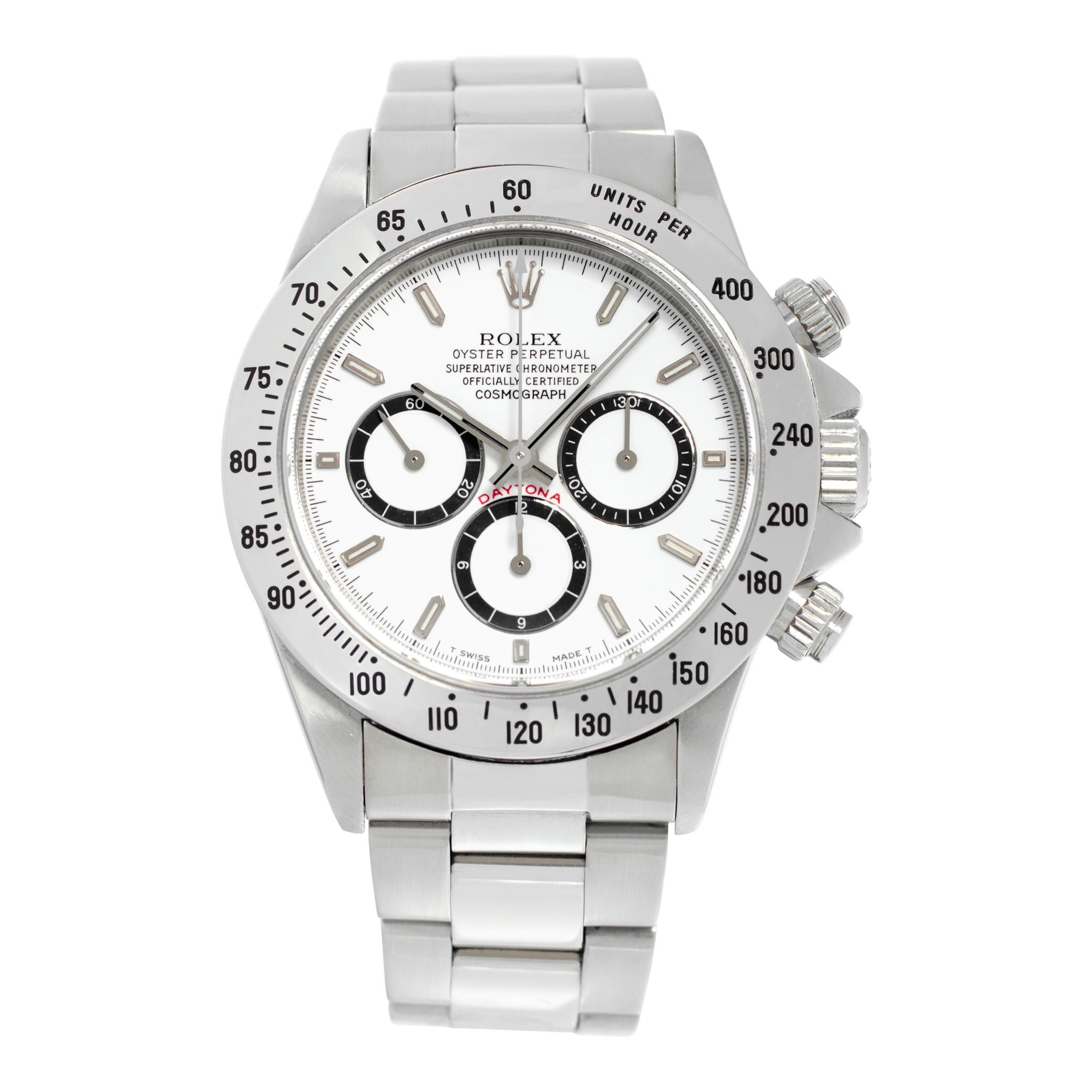 Rolex Daytona 16520 in Stainless Steel with a White dial 40mm Automatic watch