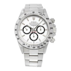 Rolex Daytona 16520 en acier inoxydable avec cadran blanc 40 mm