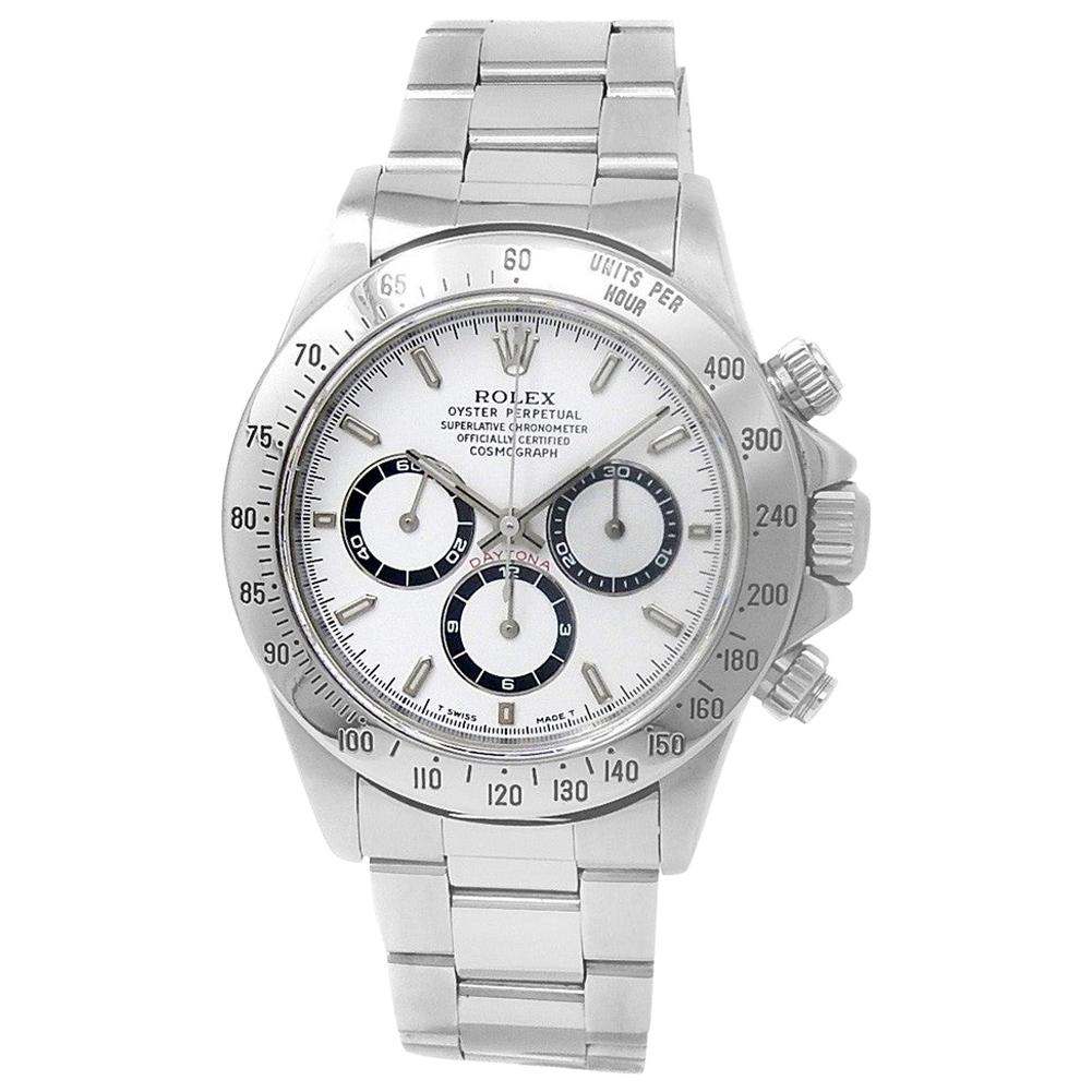 Rolex Daytona 16520, White Dial, Certified and Warranty