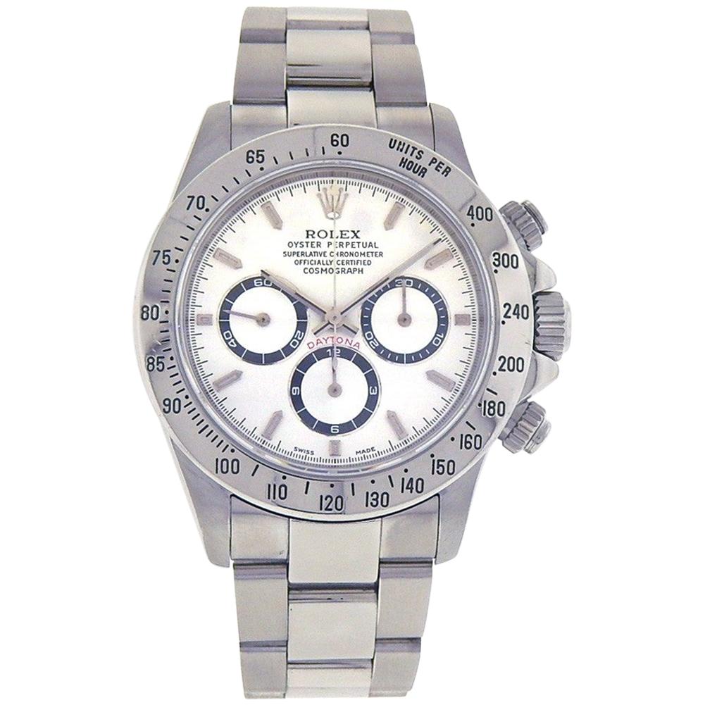 Rolex Daytona 16520, White Dial, Certified and Warranty