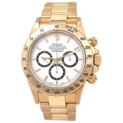 Vintage Rolex Daytona 16528, White Dial, Certified and Warranty
