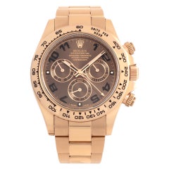 Rolex Daytona 18k Everose gold Automatic wristwatch Ref 116505