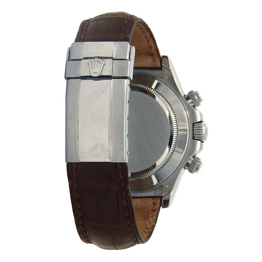Rolex Daytona 18 Karat White Gold Men's Watch Automatic 116519 For Sale 1