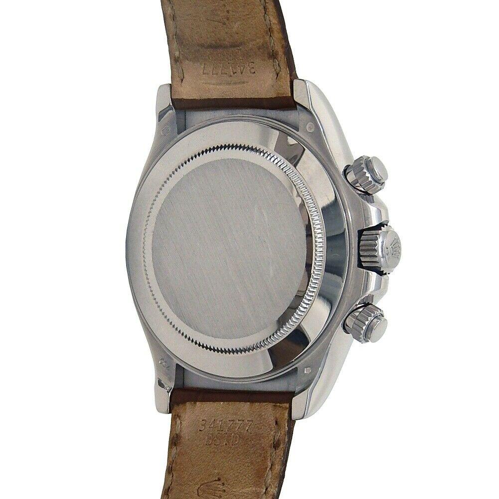 Rolex Daytona 18 Karat White Gold Men's Watch Automatic 116519 For Sale 2