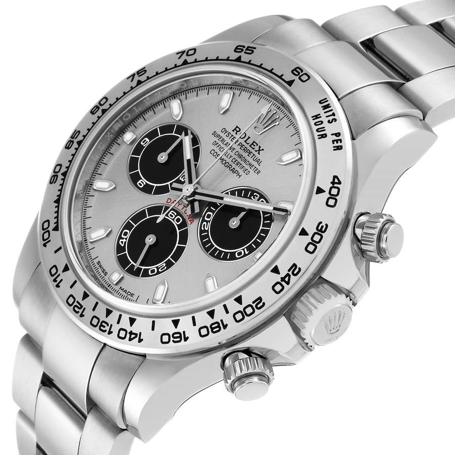 Rolex Daytona 18k White Gold Silver Dial Mens Watch 116509 Unworn 1