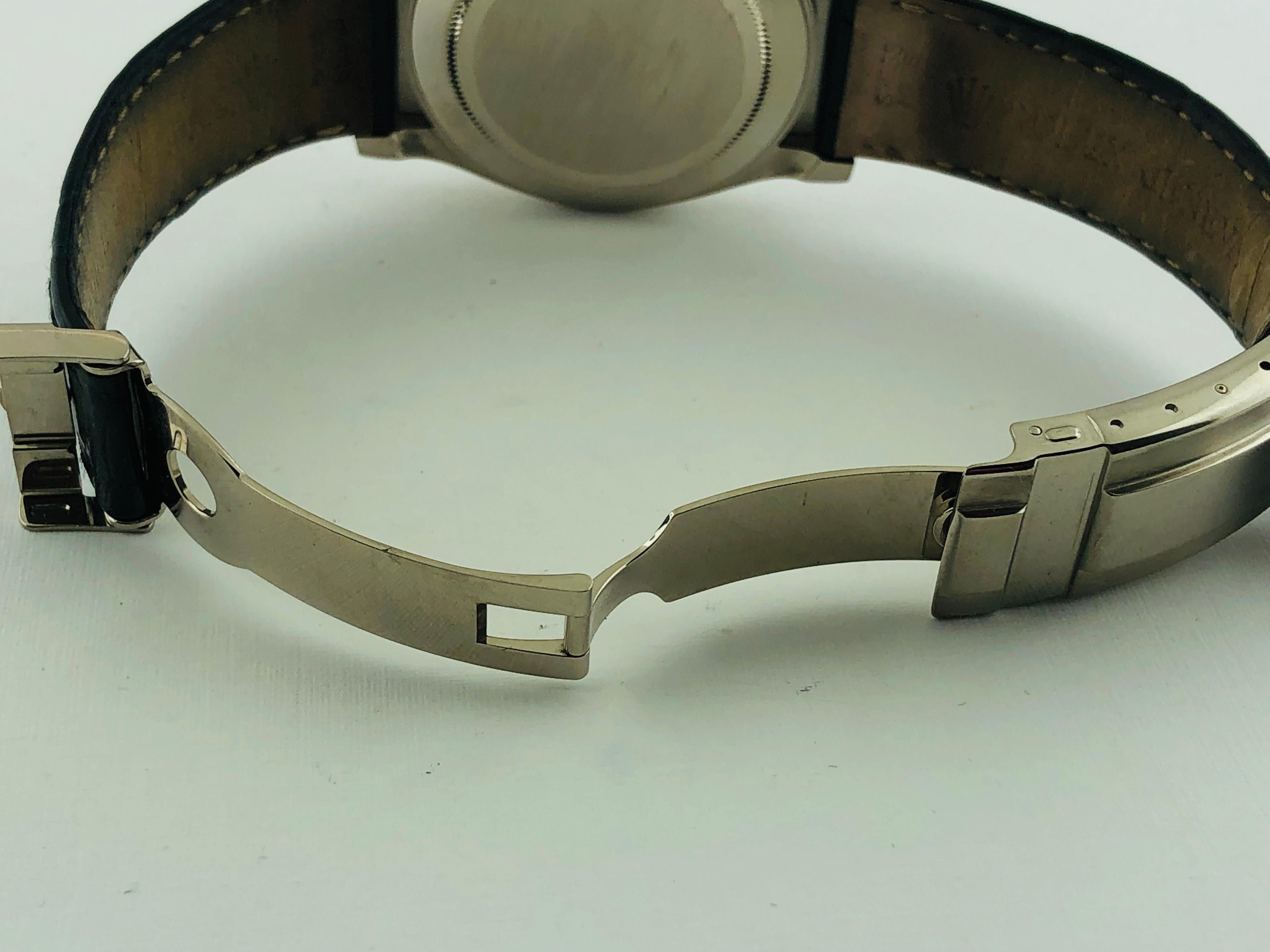 Rolex Daytona 18 Karat White Gold Watch 116519 im Zustand „Gut“ in Ft. Lauderdale, FL