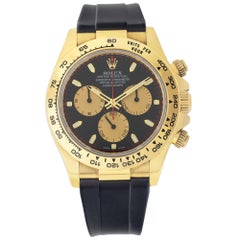 Reloj de pulsera Rolex Daytona Automático de oro amarillo de 18 quilates Ref 116518