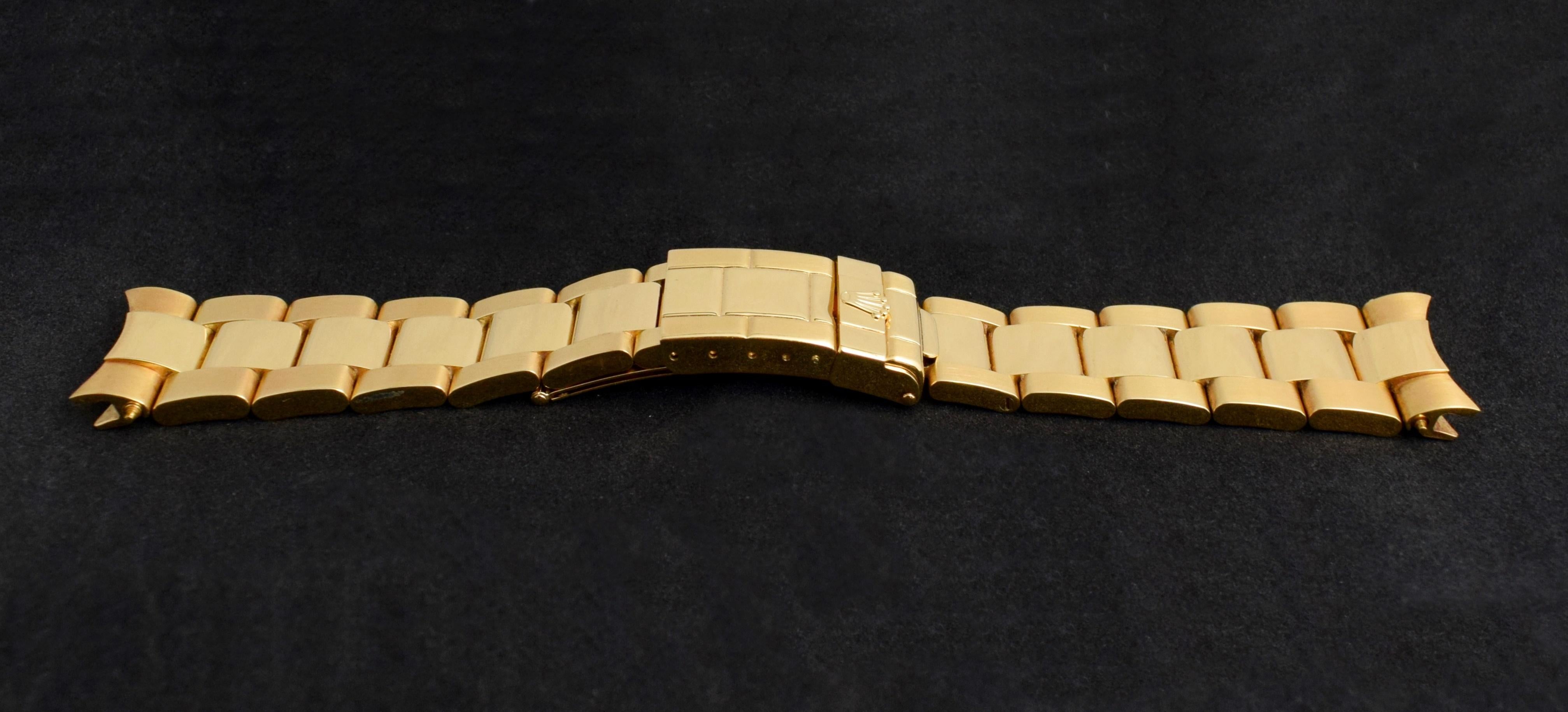 Rolex Daytona 18K Gelbgold Weißes Zifferblatt 16528 Cosmograph Chronograph Uhr 1997 im Angebot 8
