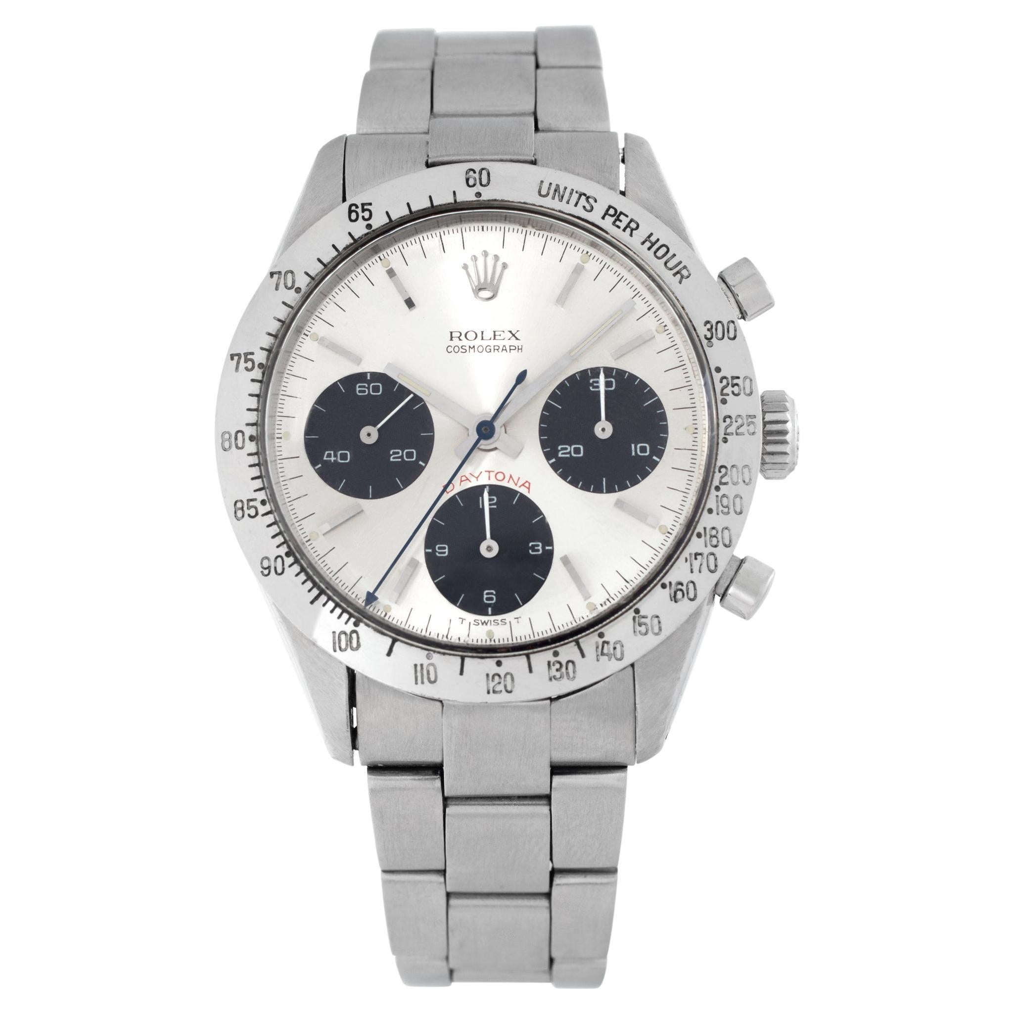 Rolex Daytona Stainless Steel Wristwatch Ref 6239