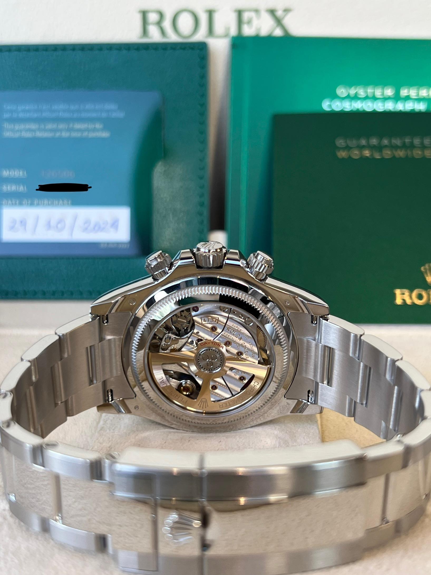 Contemporary Rolex Daytona 40mm Ice Blue Dial Brown Bezel Platinum 2024 Style: 126506