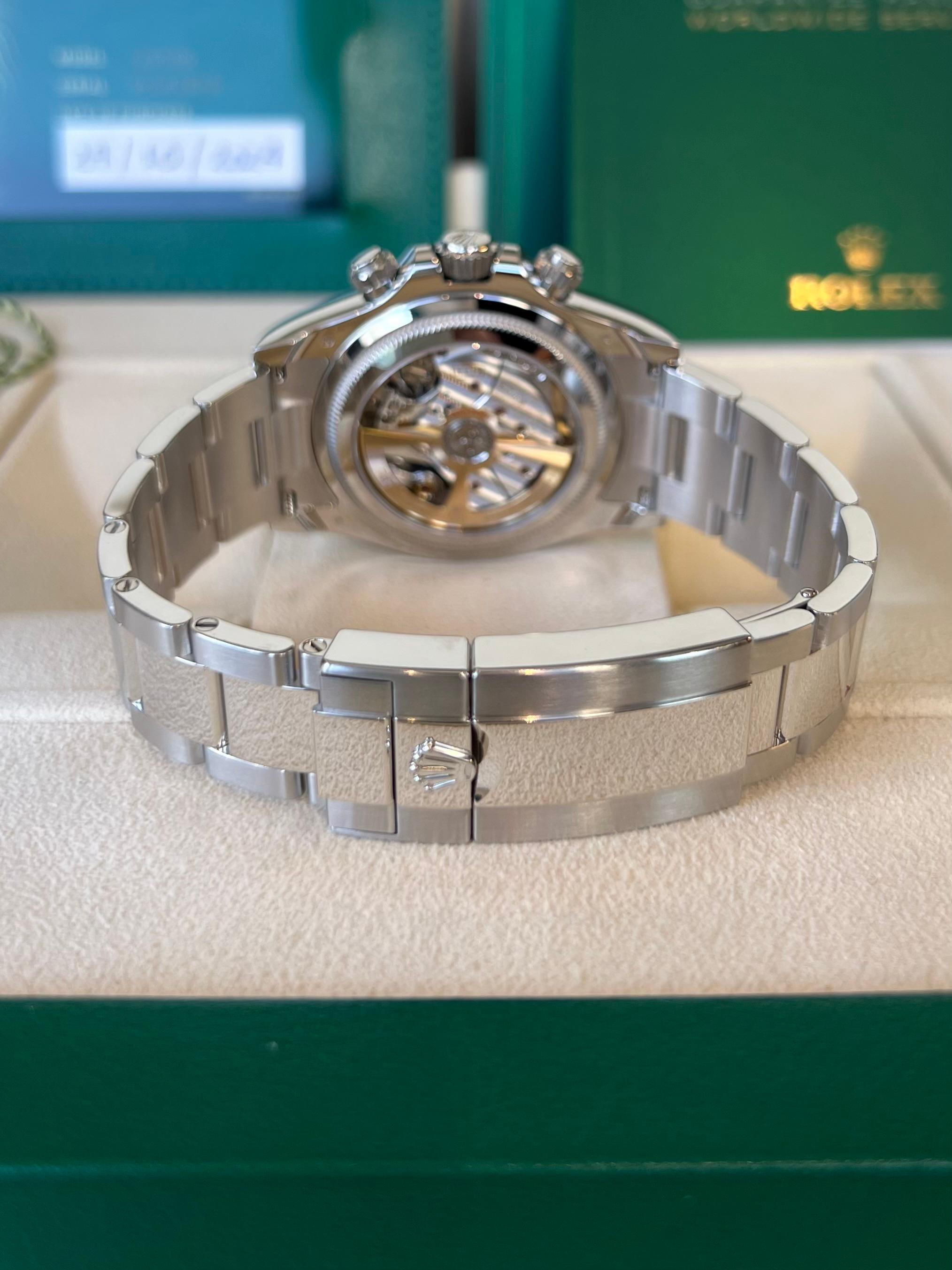 Rolex Daytona 40mm Ice Blue Dial Brown Bezel Platinum 2024 Style: 126506 In Excellent Condition In Beverly Hills, CA