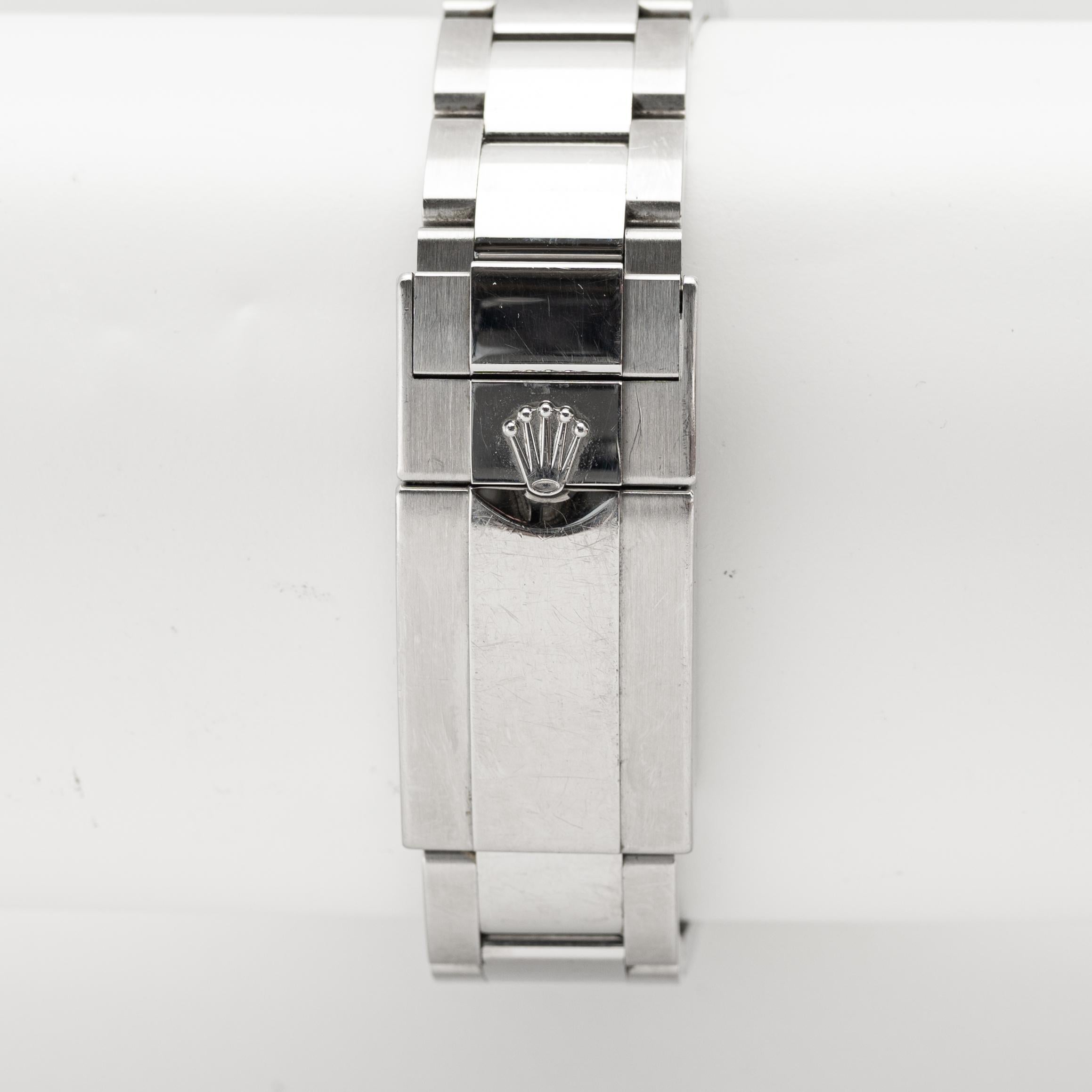 Rolex Daytona 40mm Edelstahl Weißes Zifferblatt (116520) für Damen oder Herren