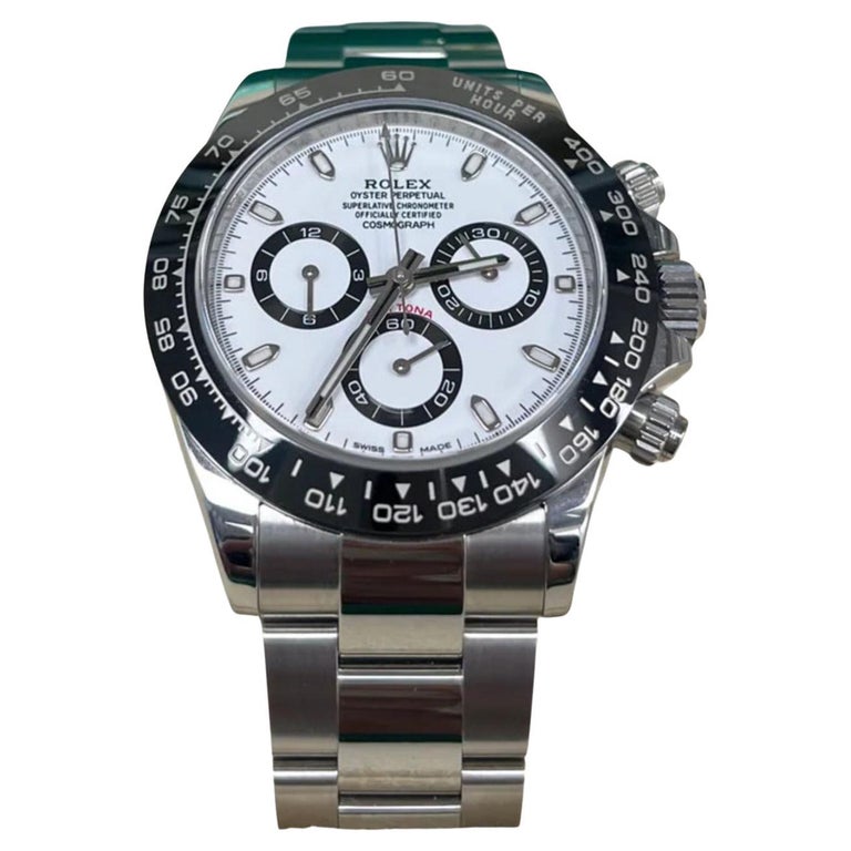 Luxury chronograph close-up