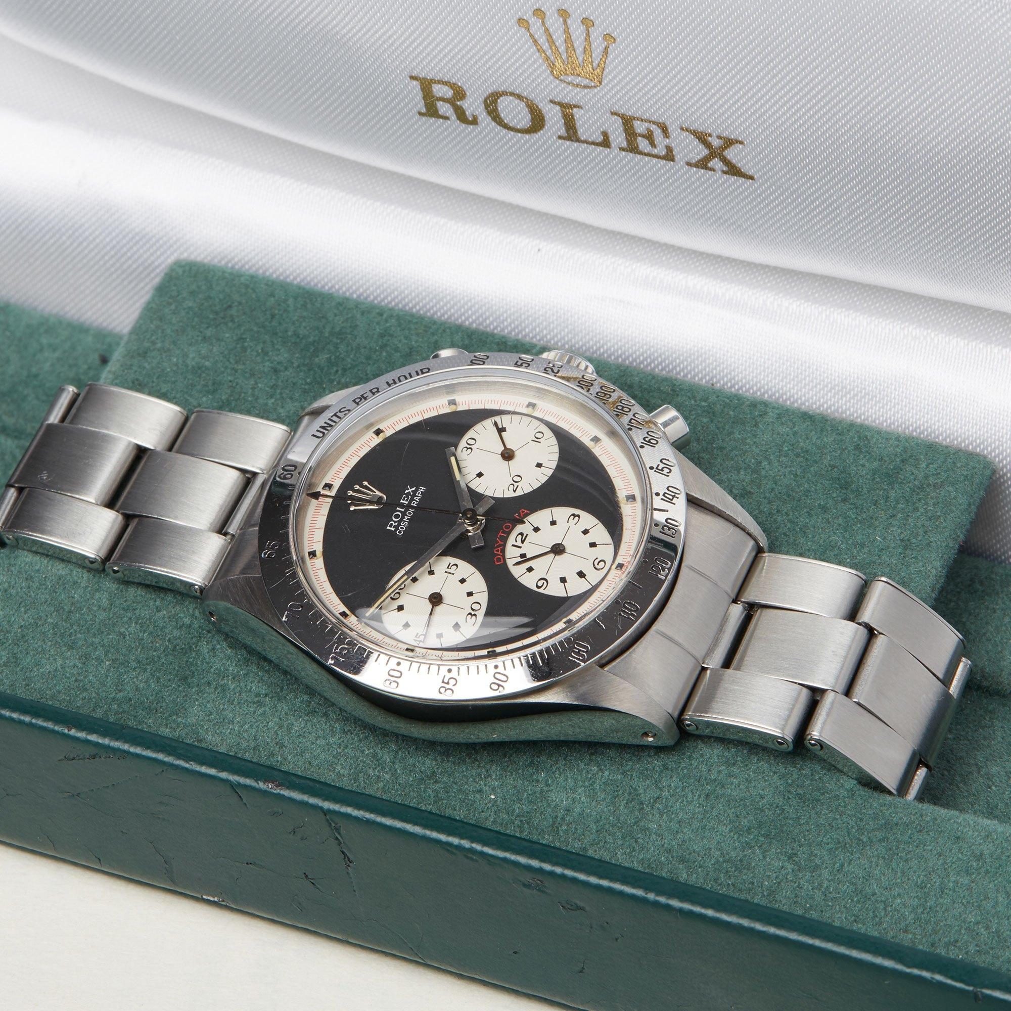 Rolex Daytona 6239 Men's Stainless Steel Paul Newman Cosmograph Early Mark I 2