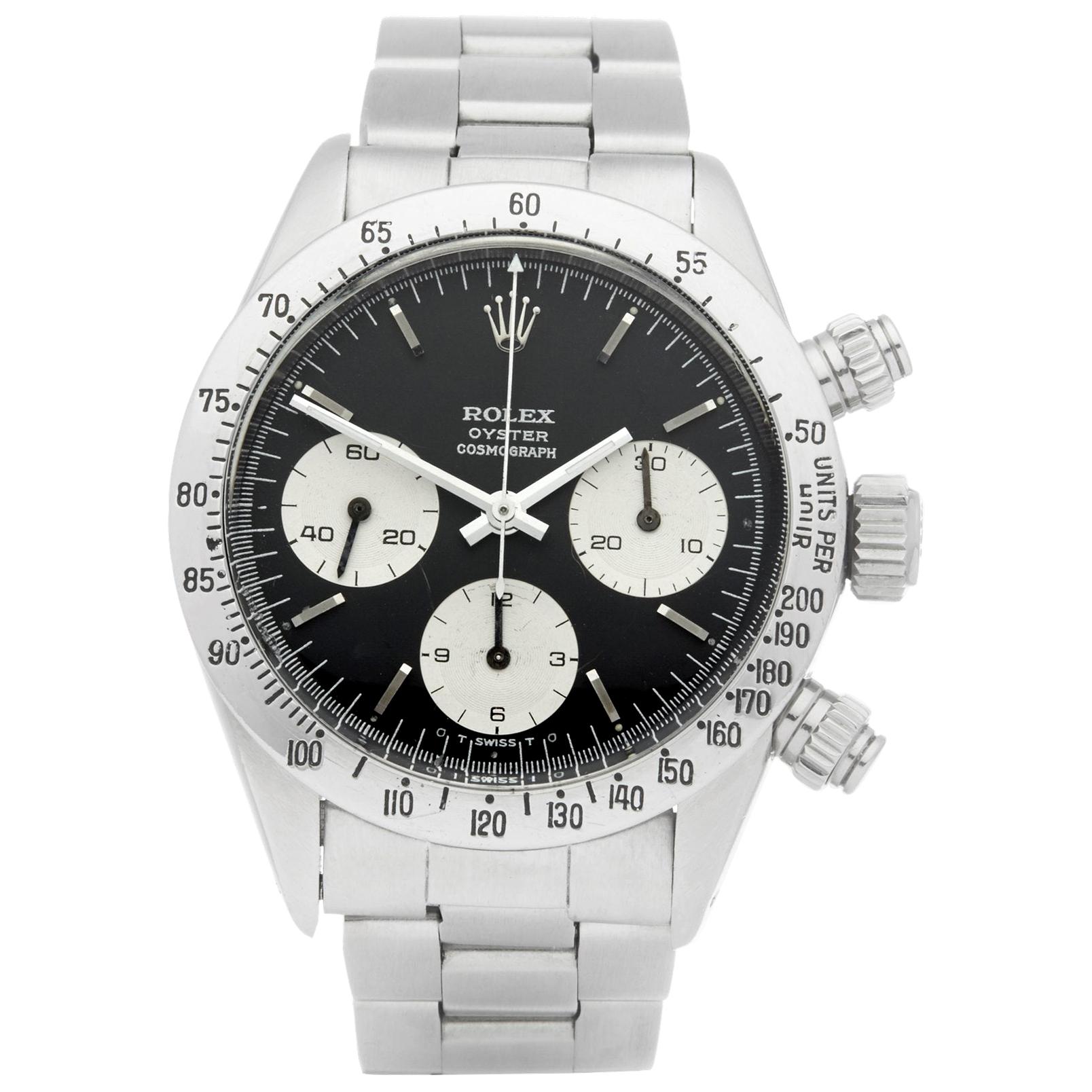 Rolex Daytona 6265 Men's Stainless Steel Chronograph Watch
