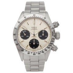 Rolex Montre Cosmograph Daytona 6265 en acier inoxydable pour hommes