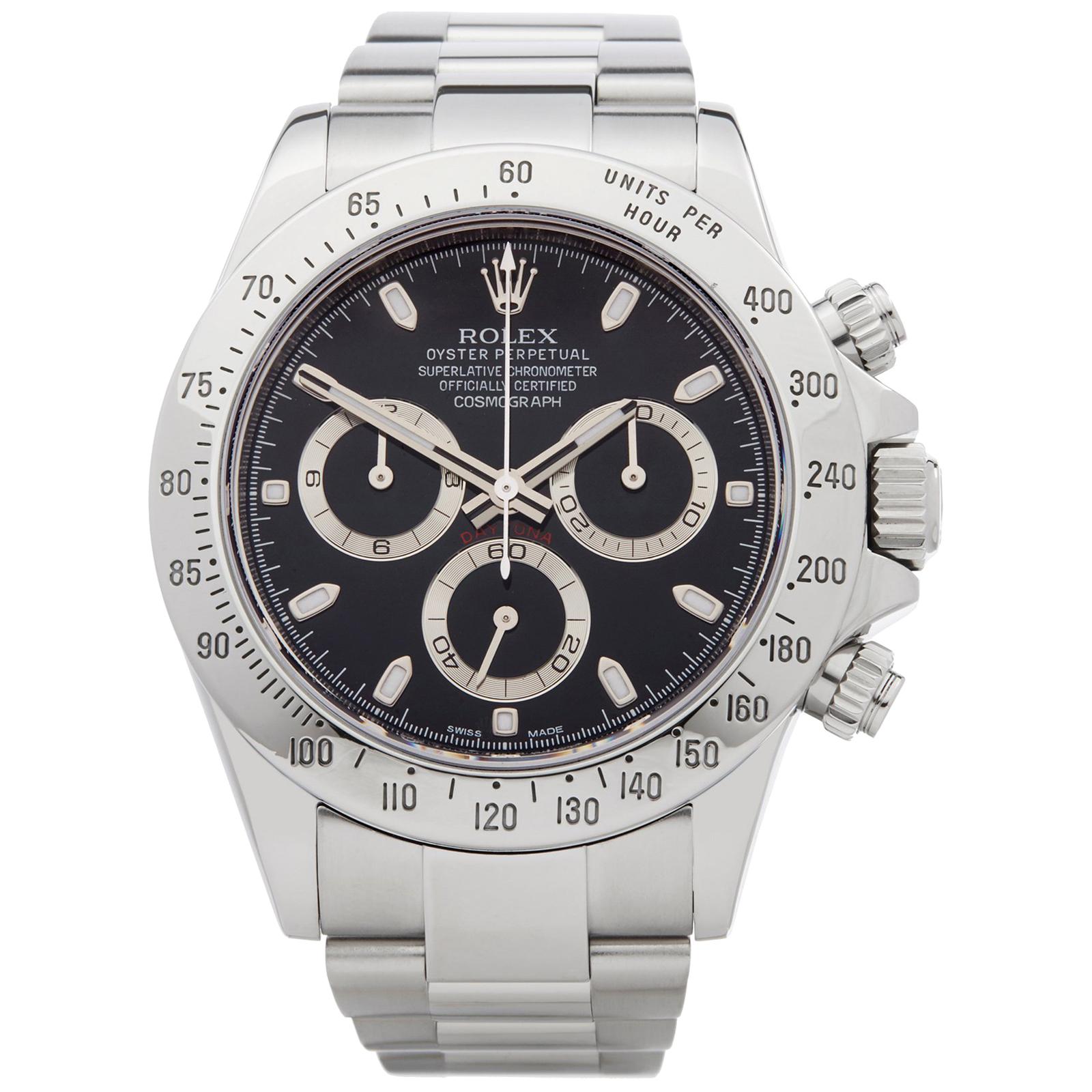 Rolex Daytona APH Dial Chronograph Stainless Steel 116520 Wristwatch