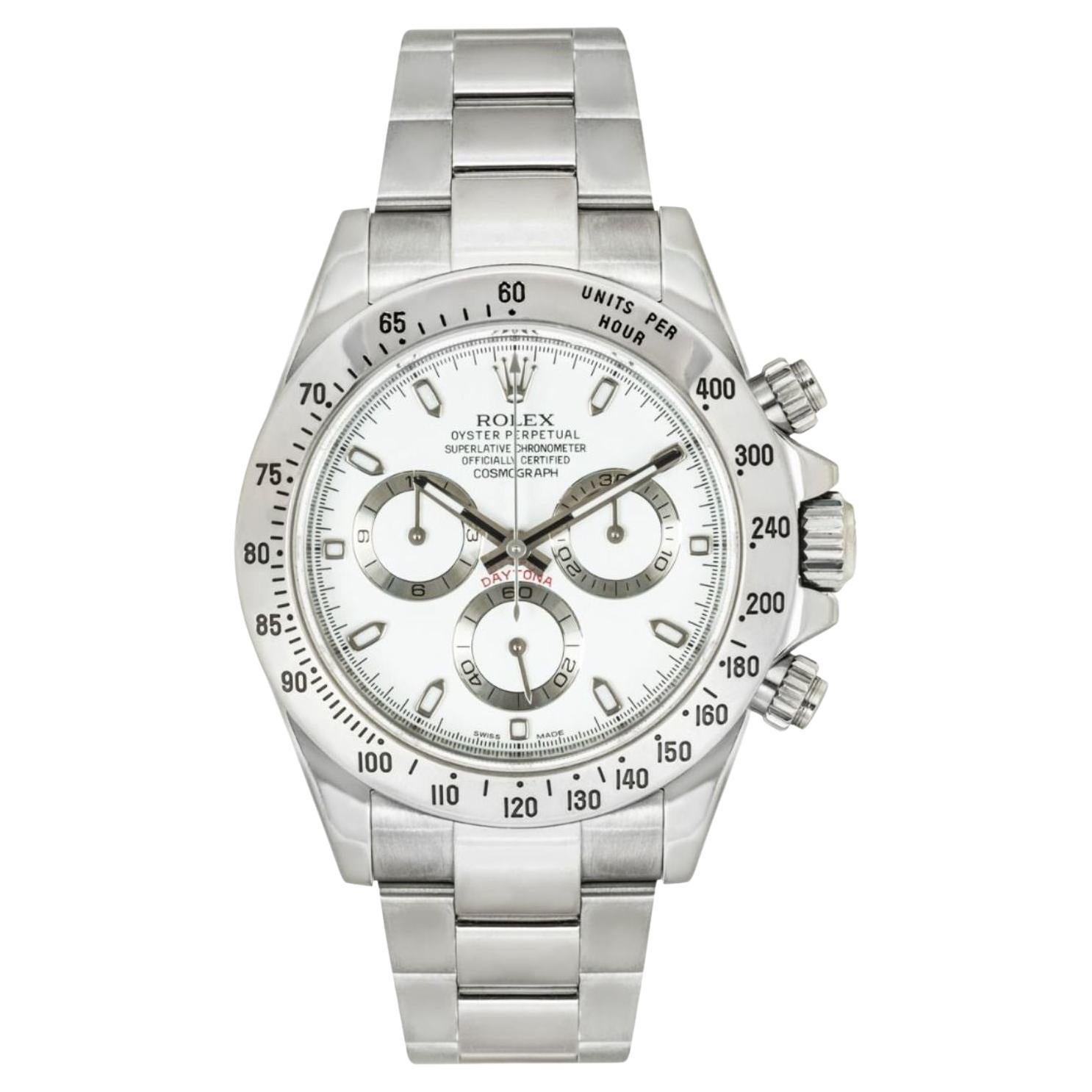Rolex Daytona APH Uhr mit weißem Zifferblatt 116520
