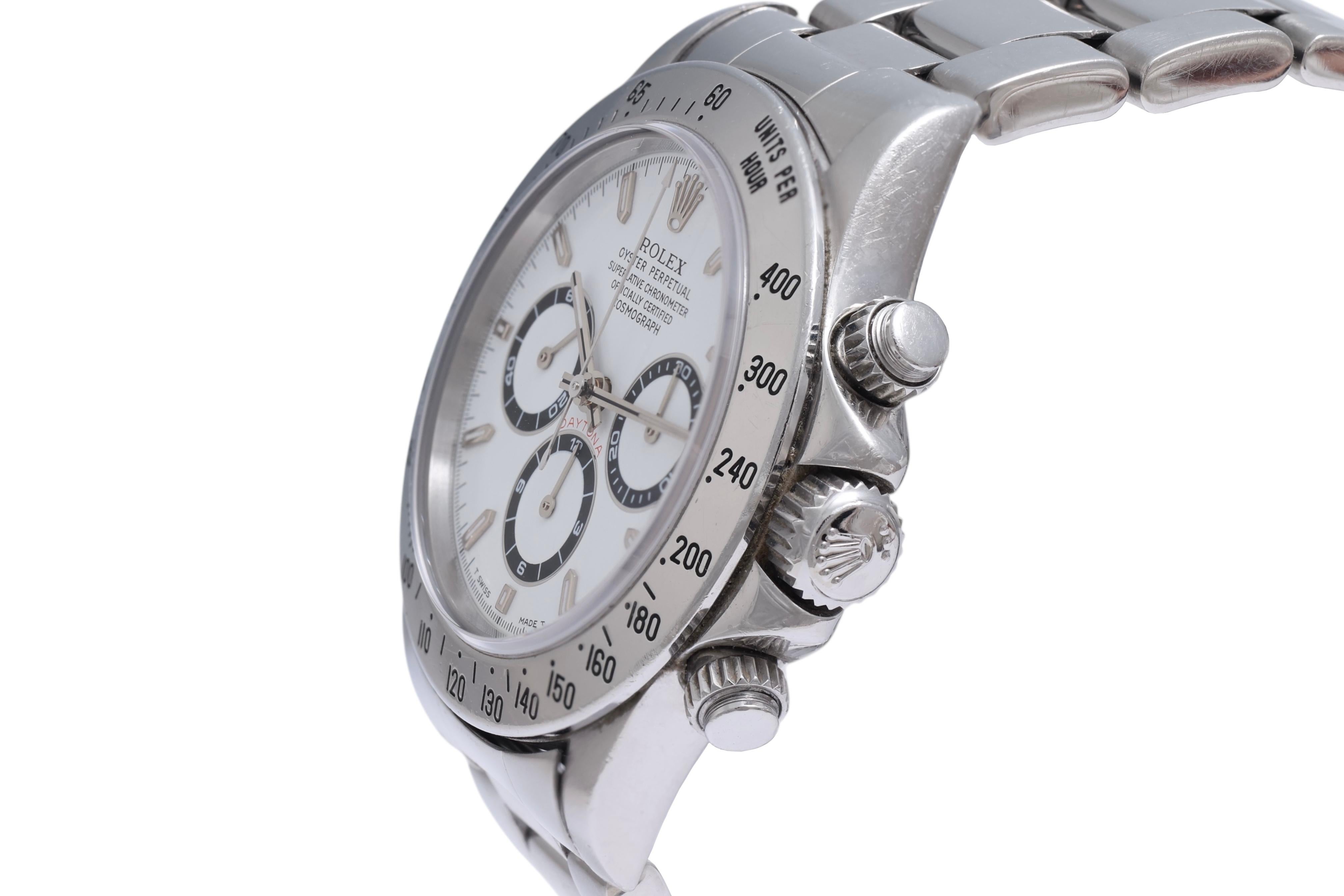 Rolex Daytona Automatic Chronograph, Ref. 16520, Full Set, 1988 In Excellent Condition For Sale In Antwerp, BE