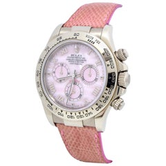 Rolex Daytona Beach 116519 Pink Mother of Pearl Dial with Box and Papers