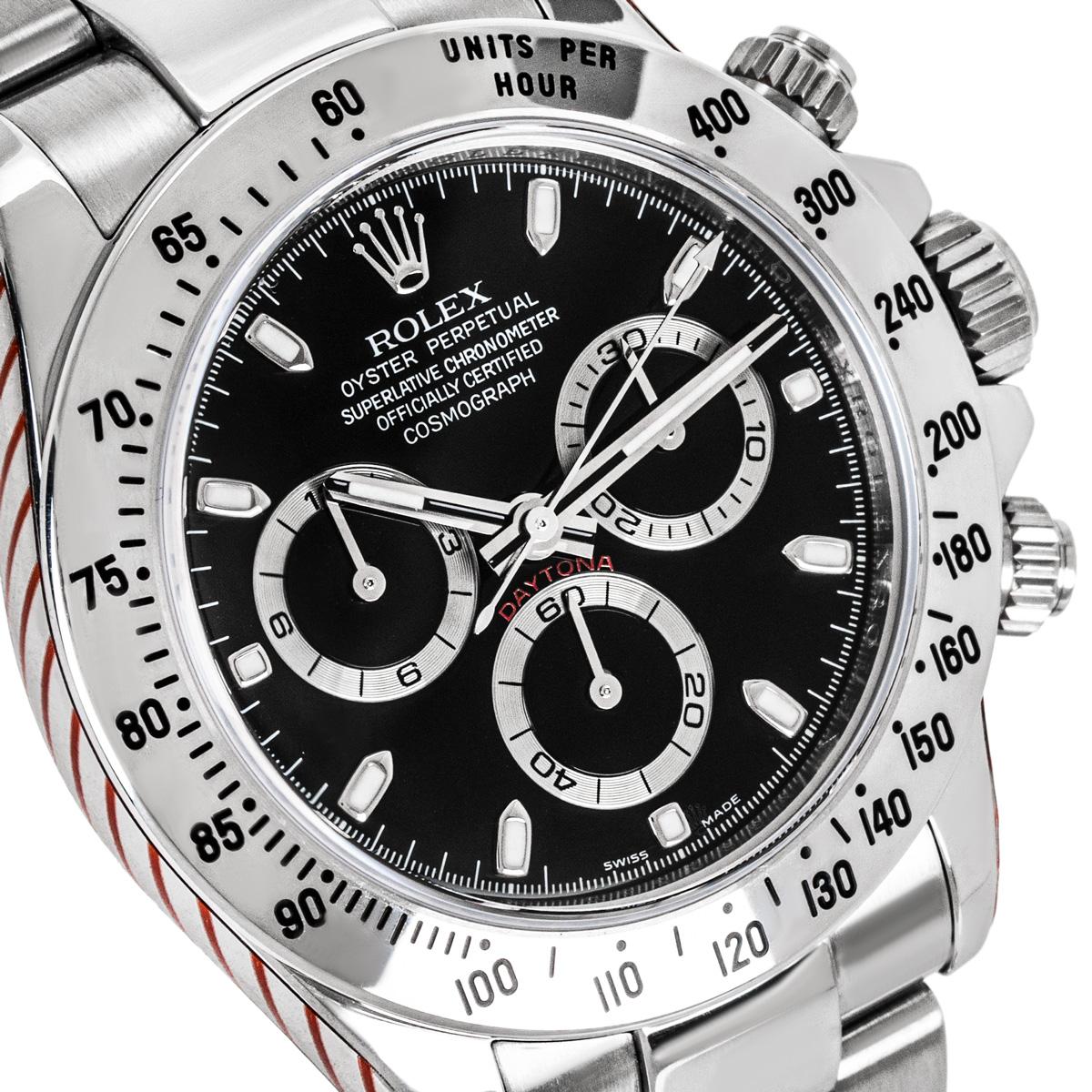 Rolex Daytona Cadran noir 116520 Pour hommes en vente