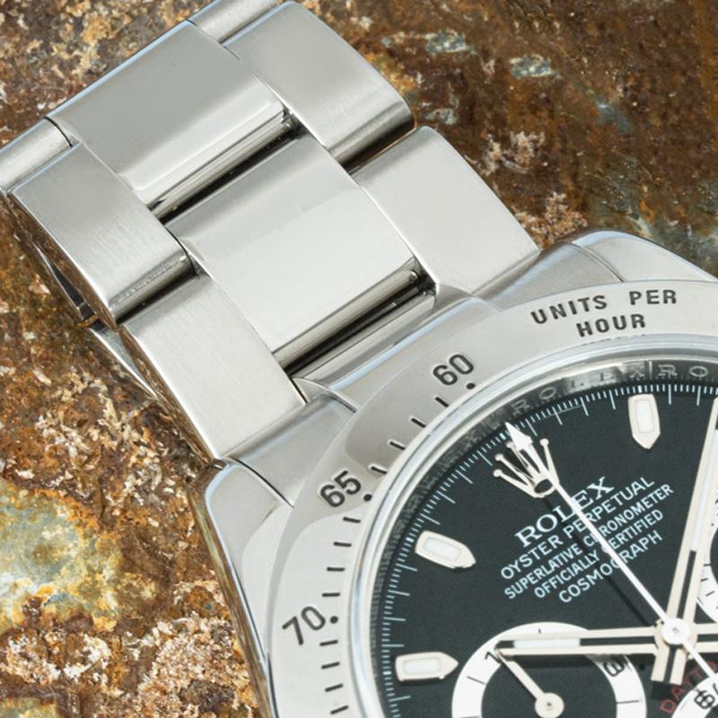 Rolex Daytona Black Dial 116520 en venta 5