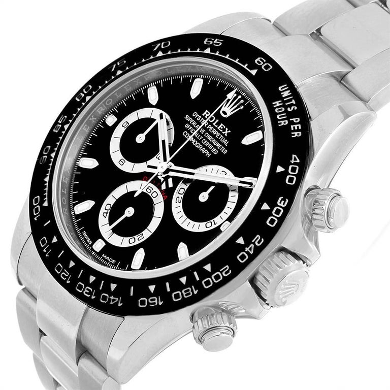 rolex daytona chronograph black