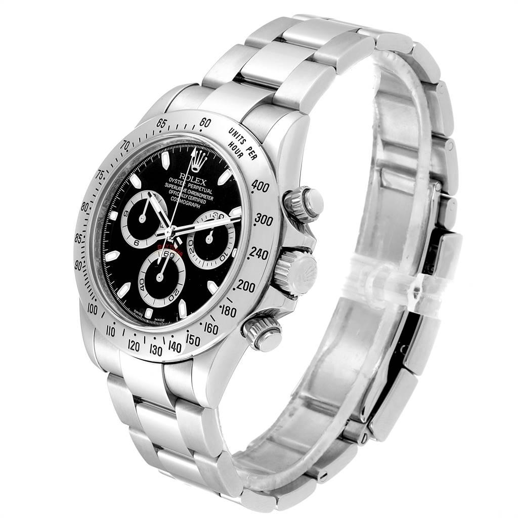 Men's Rolex Daytona Black Dial Chronograph Stainless Steel Men’s Watch 116520 For Sale