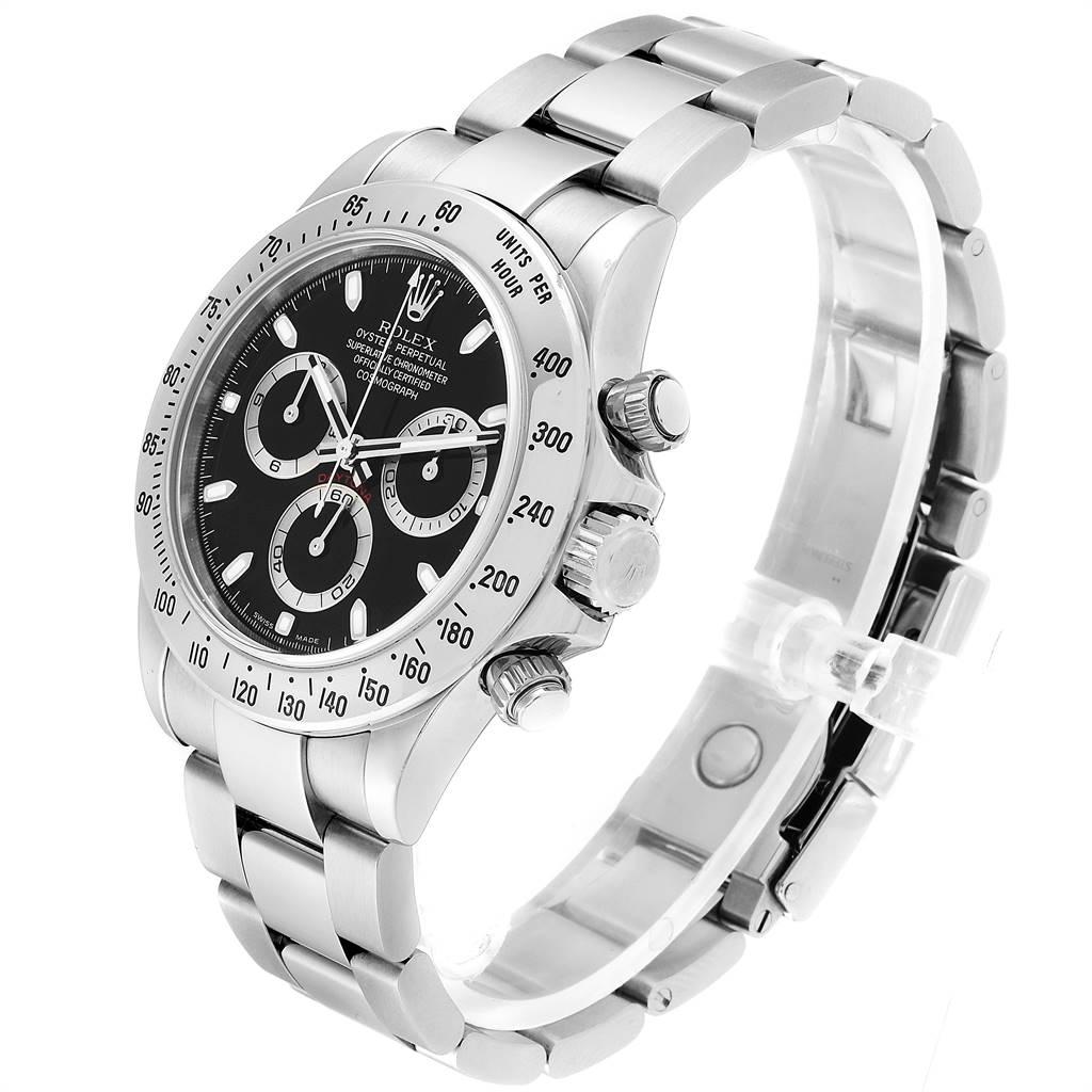 Rolex Daytona Black Dial Chronograph Stainless Steel Men's Watch 116520 1