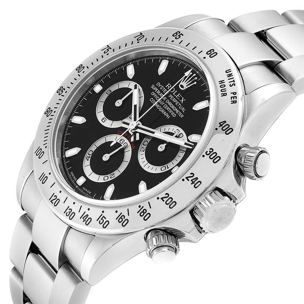 Rolex Daytona Black Dial Chronograph Stainless Steel Men's Watch 116520 2