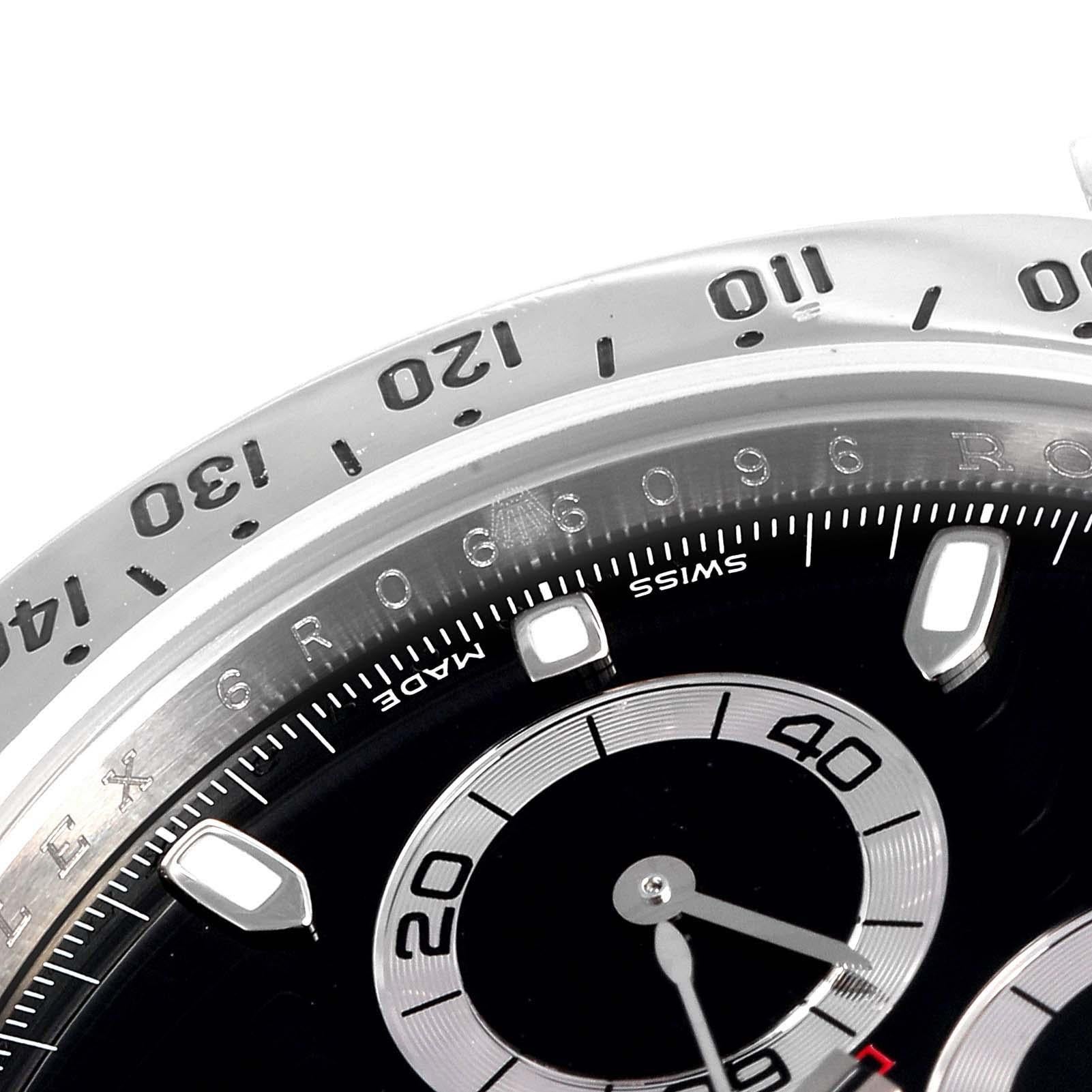 Rolex Daytona Black Dial Chronograph Stainless Steel Men's Watch 116520 4
