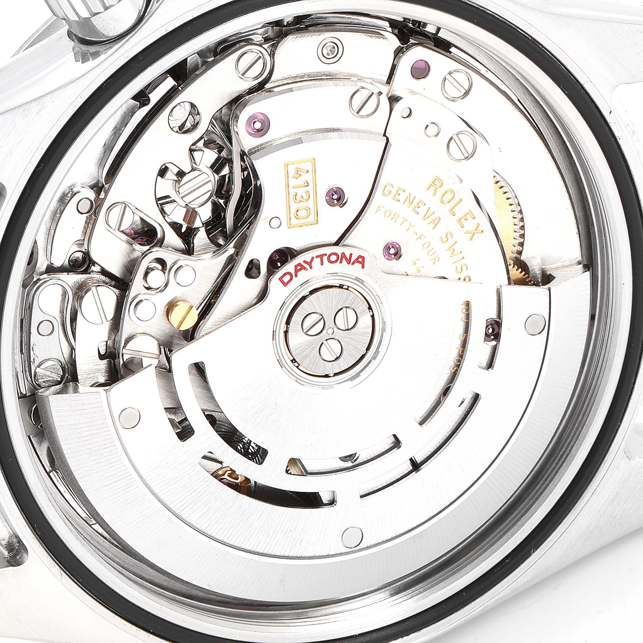 Rolex Daytona Black Dial Chronograph Stainless Steel Men's Watch 116520 6