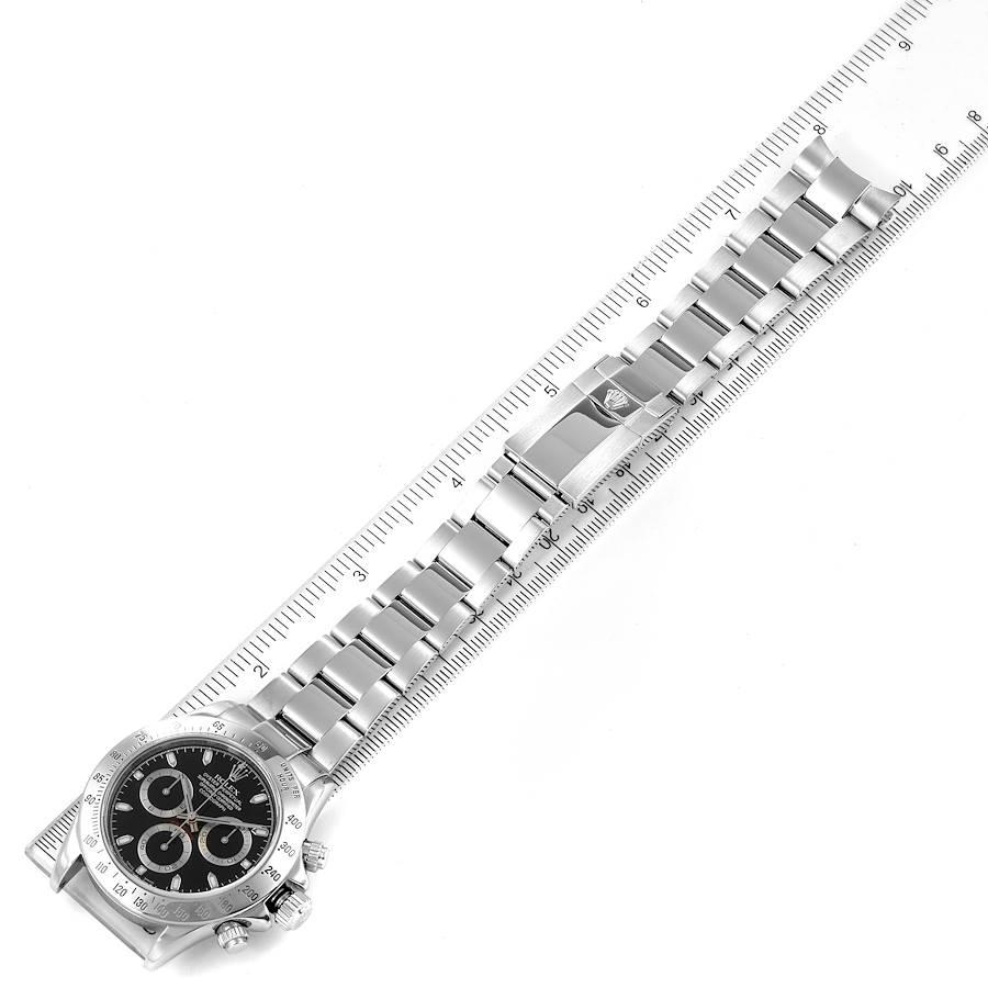 Rolex Daytona Black Dial Chronograph Steel Mens Watch 116520 For Sale 5