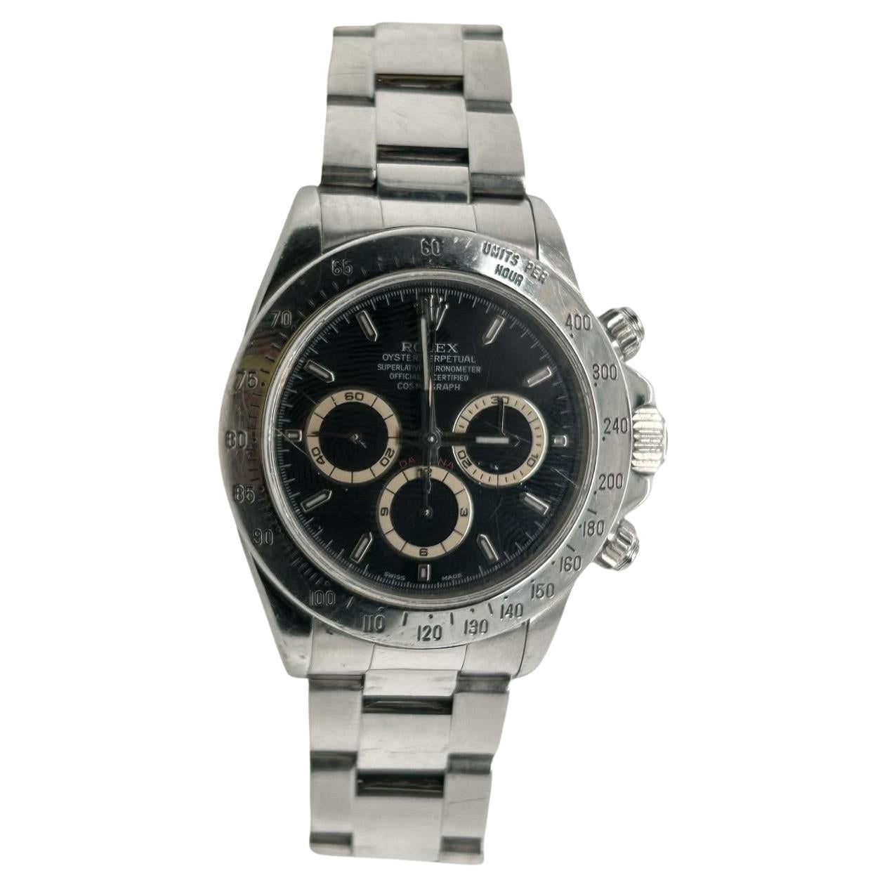 Rolex Daytona Black Dial Stainless Steel 16520