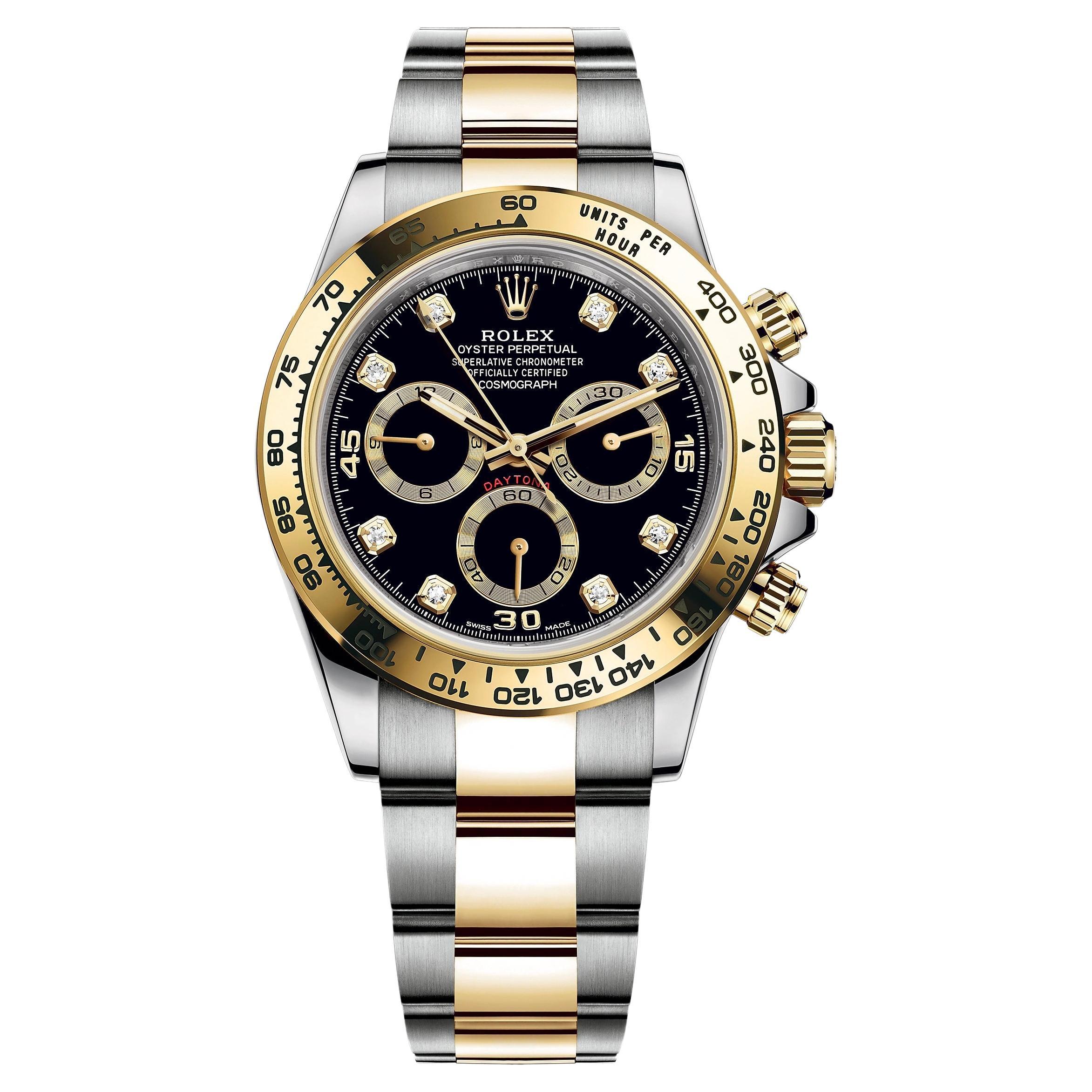 Rolex Daytona, Black Diamonds Dial, 116503-0011, Unworn Watch, 2022, B+P For Sale
