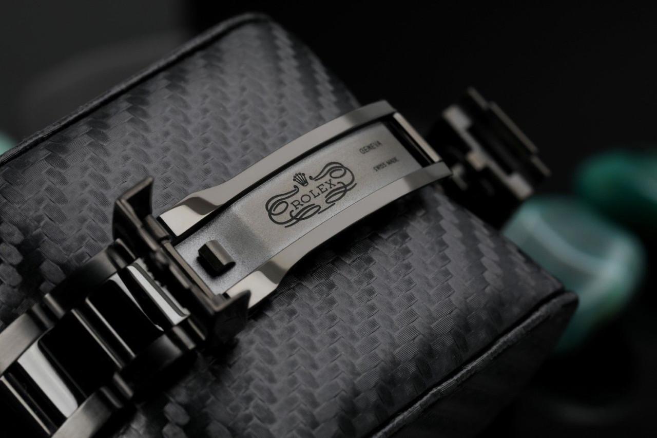 Rolex Daytona Schwarze MOP Diamant-Zifferblatt schwarz PVD/DLC beschichtete Uhr 116523 Herren im Angebot