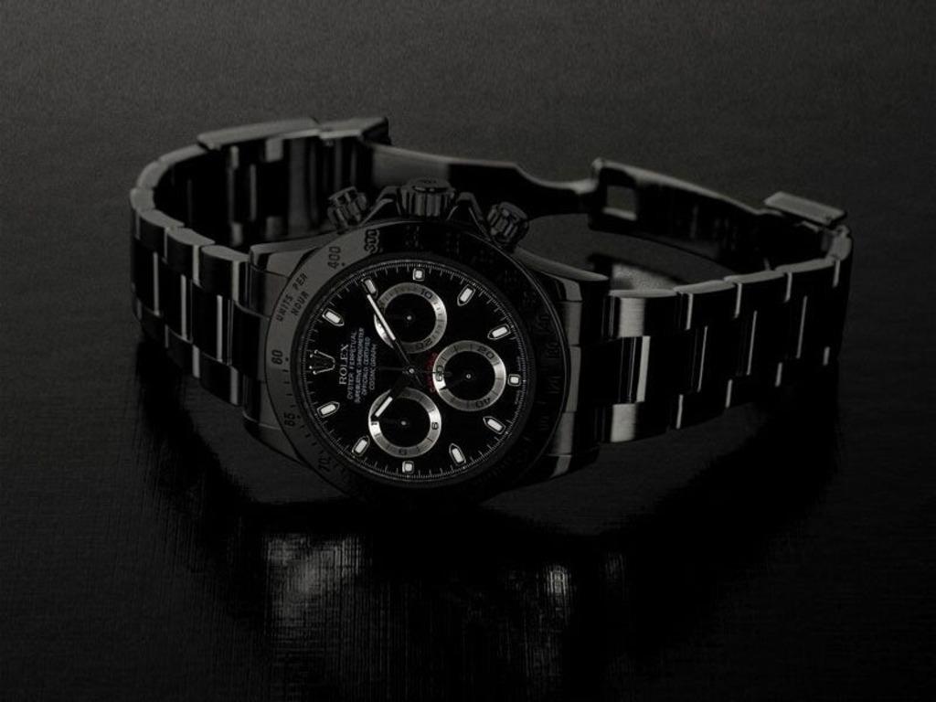 Rolex Daytona Uhr aus beschichtetem Edelstahl 116523, schwarz PVD/DLC im Zustand „Neu“ im Angebot in New York, NY